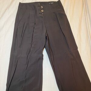Detailed High Waisted Pants - Business Casual / Every Occasion Wear
